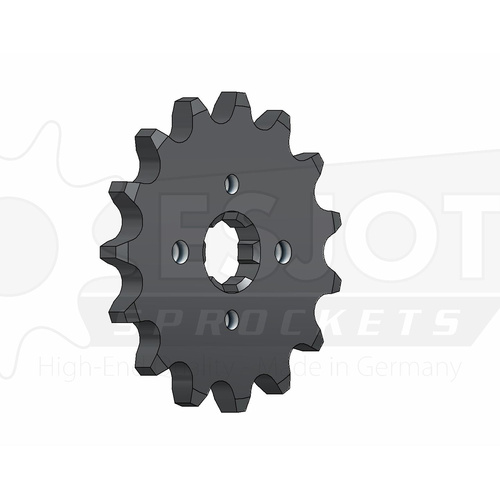 ESJOT 15 Tooth Standard Front sprocket for Kawasaki KLX 110 2002-2024