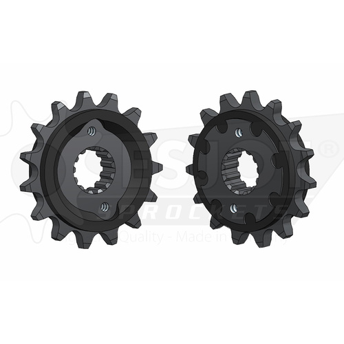 ESJOT 15 Tooth Rubber-Cushioned Front sprocket for Honda XL 700 V Transalp non ABS 2008-2009, 2011
