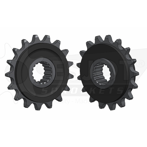 ESJOT 17 Tooth Rubber-Cushioned Front sprocket for Husqvarna Nuda 900 2012-2014