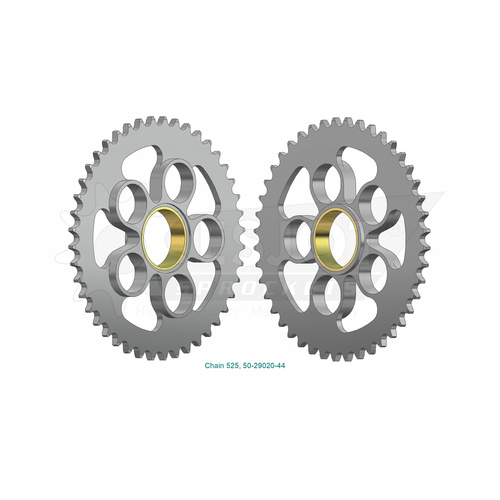 ESJOT 44 Tooth Steel Rear Sprocket for Ducati 916 Senna III 1998