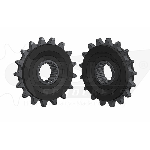 ESJOT 17 Tooth Rubber-Cushioned Front sprocket for KTM 950 SM SuperMoto 2008