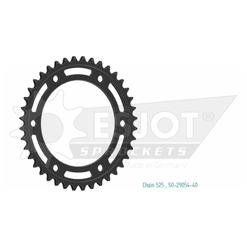 ESJOT 40 Tooth Steel Rear Sprocket for Honda CBR 1000 RR Fireblade SP ABS 2017-2019