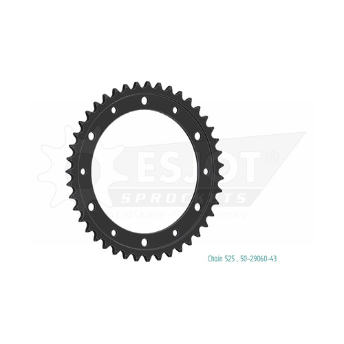 ESJOT 43 Tooth Steel Rear Sprocket for Honda VFR 800 X Crossrunner ABS 2015-2017