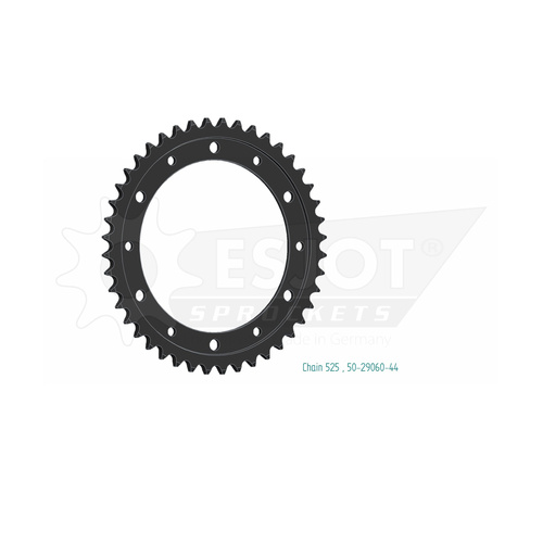 ESJOT 44 Tooth Steel Rear Sprocket for Honda CB 1000 R ABS 2018-2024