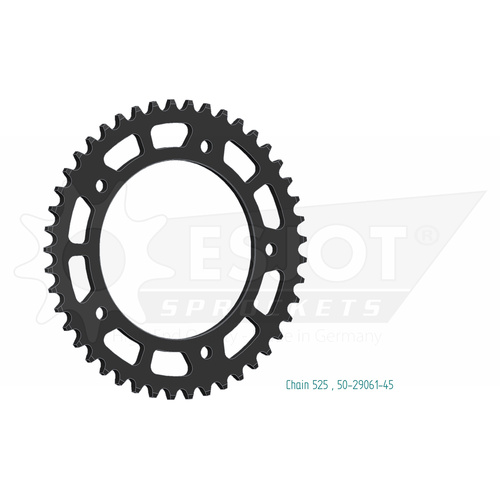 ESJOT 45 Tooth Steel Rear Sprocket for Indian FTR 1200 S 2019-2020
