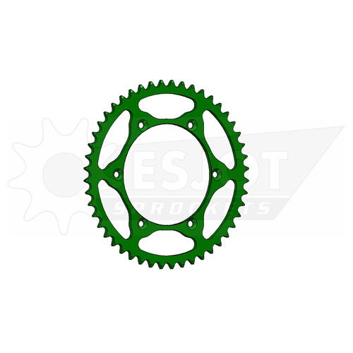 ESJOT 48 Tooth Ultralight Steel Green Rear Sprocket for Kawasaki KLX 250 D-Tracker 1999