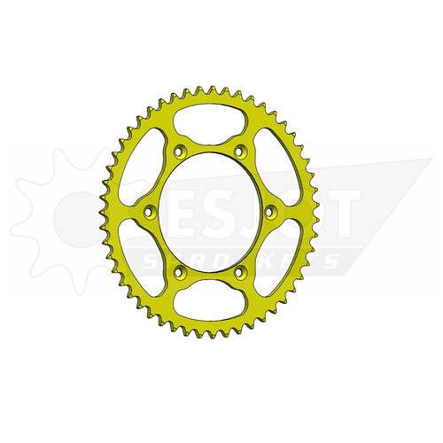 ESJOT 51 Tooth Ultralight Steel Yellow Rear Sprocket for Suzuki RM-Z 450 2020-2023