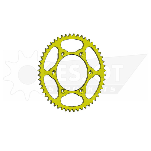 ESJOT 52 Tooth Ultralight Steel Yellow Rear Sprocket for Suzuki RMX 250  1989-1993