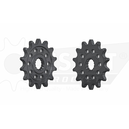 ESJOT 14 Tooth Stealth Front sprocket for GasGas EC 125 Racing 2010-2016