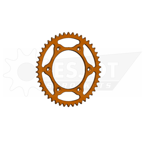 ESJOT 46 Tooth Ultralight Steel Orange Rear Sprocket for KTM 300 EXC TPI 2018-2024