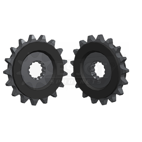 ESJOT 17 Tooth Rubber-Cushioned Front sprocket for Yamaha FZS 600 Fazer 2002