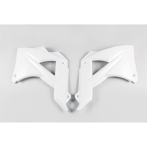 UFO White Radiator Shrouds for GasGas EC 250 2010-2011