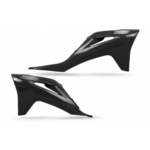 UFO Black Radiator Shrouds for GasGas EC 300 2021-2023