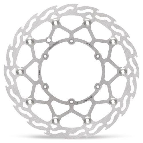 Moto Master 320mm Front Left SM Street Flame Floating Brake Disc for Beta RR 200 2T X-Pro 2025