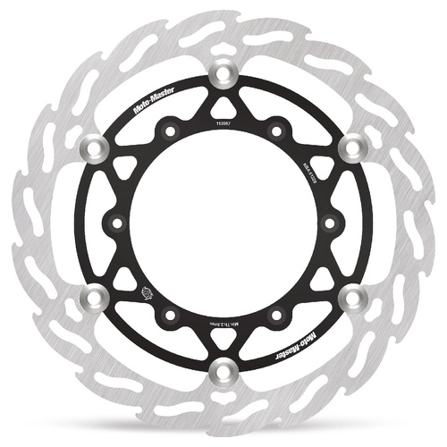 Moto Master 270mm Front Black Left Flame Floating Brake Disc for Yamaha YZ 426 F 2000-2002