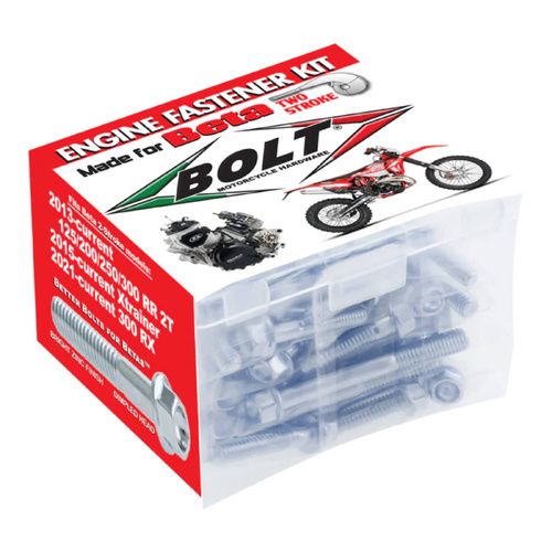 Bolt 2-Stroke Engine Fastener Kit  for Beta RR125 2T 2019-2024