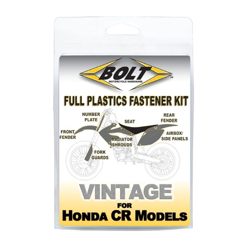 Bolt Body Work Fastener Kit for Honda CR500R 1985-1990