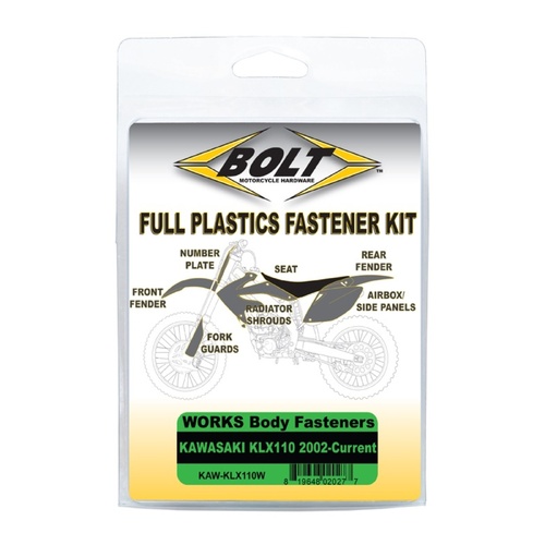 Bolt Body Work Fastener Kit for Kawasaki KLX110RL 2021-2025