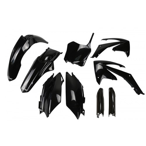 UFO Black Complete Plastics Kit for Honda CRF 450R 2011-2012
