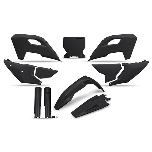 UFO Black Complete Plastics Kit for Husqvarna FX 450 2023-2024