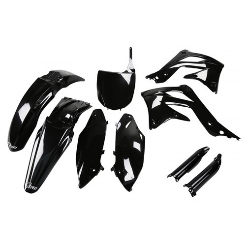 UFO Black Complete Plastics Kit for Kawasaki KXF 450 2012-2012