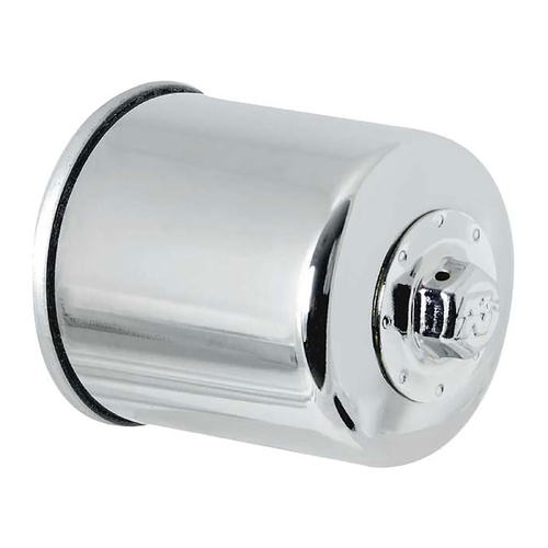 K&N KN-303C Chrome Oil Filter for Kawasaki W800 2011-2024