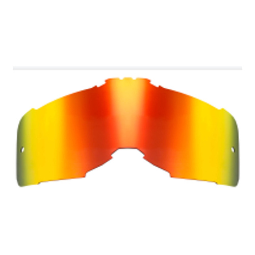 LS2 Red Aura Goggle with Iridium Lens