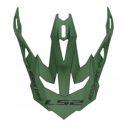 LS2 MX700 Peak Cargo Military Green Helmet Peaks