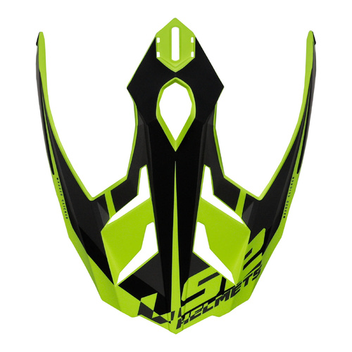 LS2 MX701 Peak Alter Matt Black/H-V Yellow Helmet Peaks