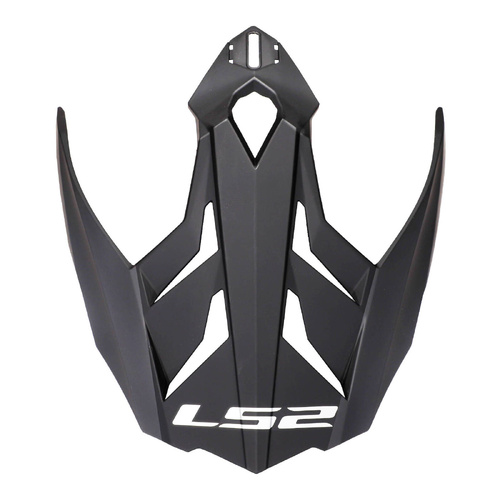 LS2 MX701 Peak Matt Black Helmet Peaks