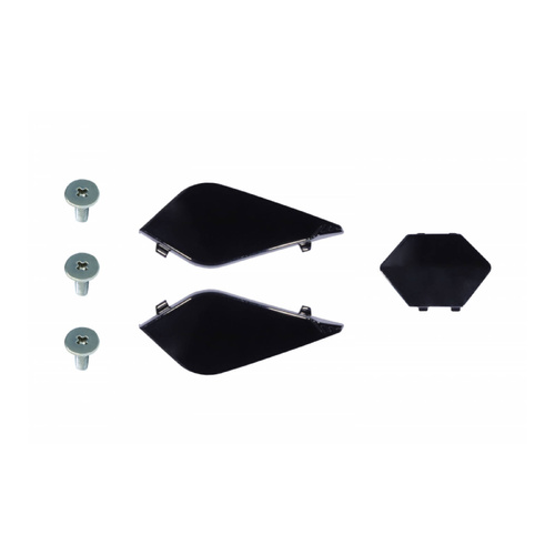 LS2 MX701 Cover Side Screw Peak Gloss Black Helmet Peaks