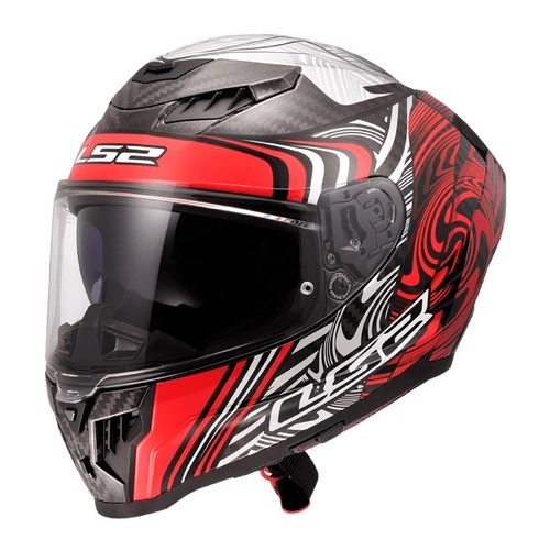 LS2 FF807 Dragon Enthum Black/Red (3XL) Road Helmet