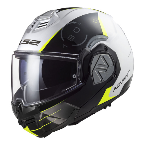 LS2 FF906 Advant (XS) Codex White/Black Road Helmet