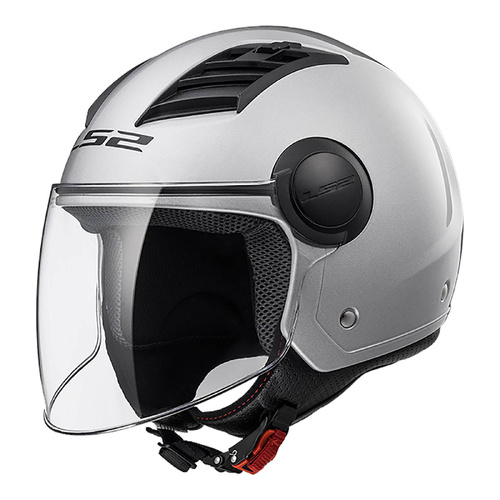 LS2 OF562 Airflow-L (2XS) Silver Road Helmet
