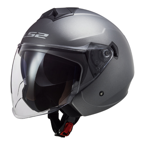 LS2 OF573 Twister II (XS) Matte Titanium Road Helmet