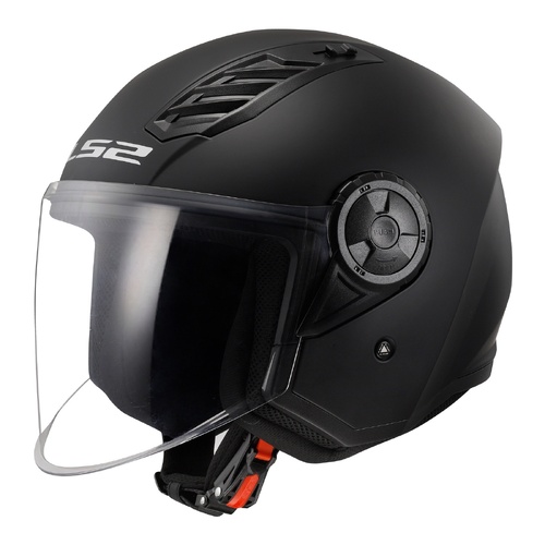 LS2 OF616 Airflow II (S) Matte Black Road Helmet