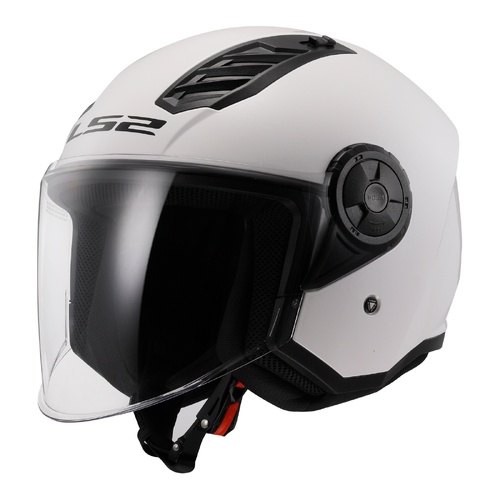 LS2 OF616 Airflow II (S) White Road Helmet