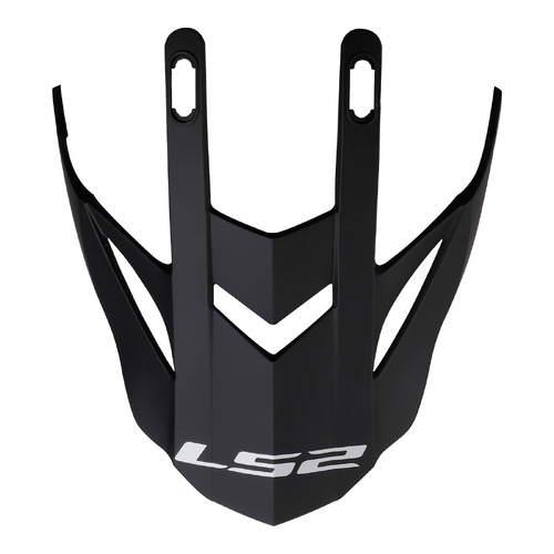LS2 MX436 Pioneer Evo Peak Matte Black Helmet Peaks