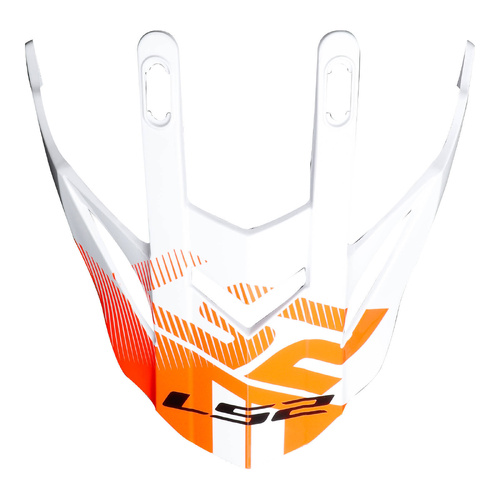 LS2 MX436 Pioneer Evo Peak Evolve White/Cobalt Helmet Peaks