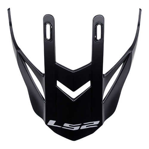 LS2 MX436 Pioneer Peak Matte Black Helmet Peaks