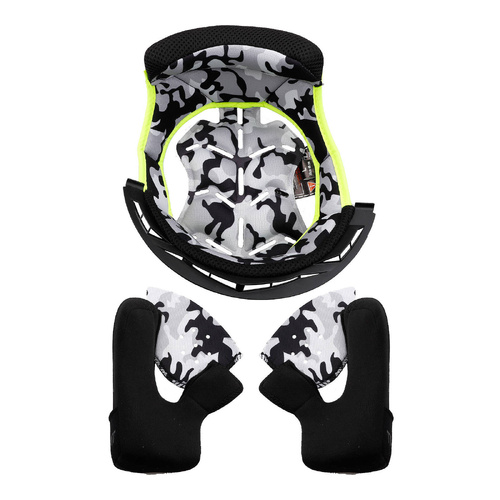LS2 MX437 Fast Evo Liner Black Cheek Pads (2XL)