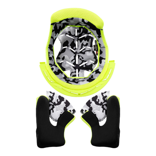 LS2 MX437 Fast Evo Liner Hi-Viz Yellow (L)