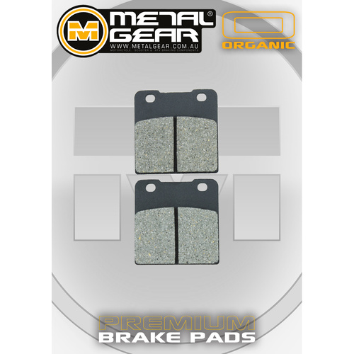 Front Left Brake Pads for SUZUKI GSX 400 X Impulse 1986-1987