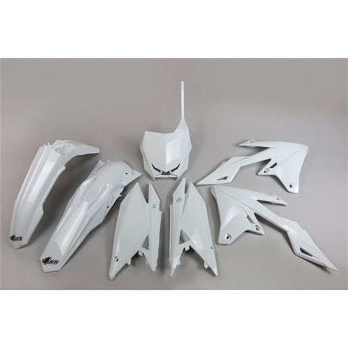 UFO White Plastics Kit for Suzuki RMZ 450 2018-2025