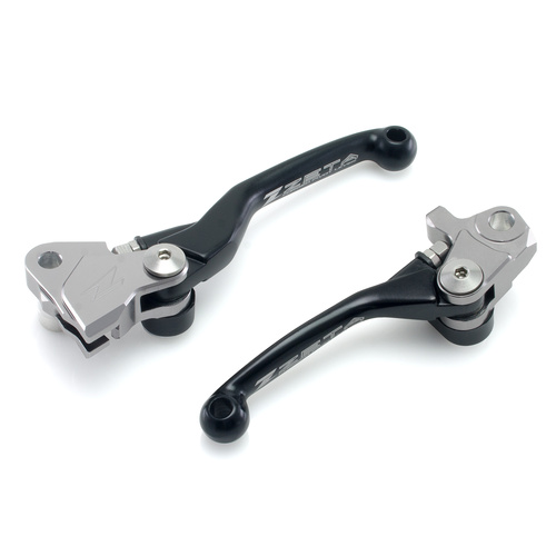 Zeta Black Pivot Lever Set for Yamaha YZ125 2015-2025