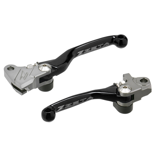 Zeta Black Pivot Lever Set for Yamaha YZ250FX 2015-2019