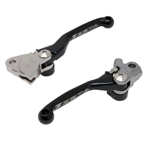 Zeta Black Pivot Lever Set for Yamaha YZ65 2018-2025