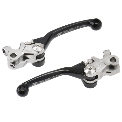 Zeta Black Brake/Clutch Pivot Lever Set for GASGAS ES350 2025
