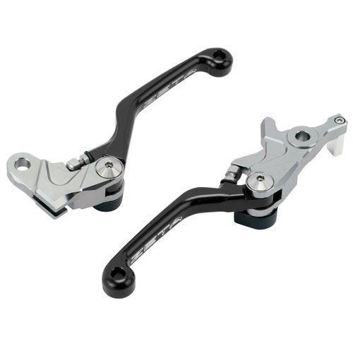 Zeta Black Pivot Lever Set for Honda CRF250RALLY(S) (MD47) 2021-2024