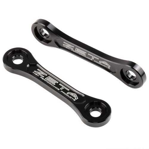 Zeta 25mm Black Linkage Lowering Kit for KAWASAKI KX100 2016-2021